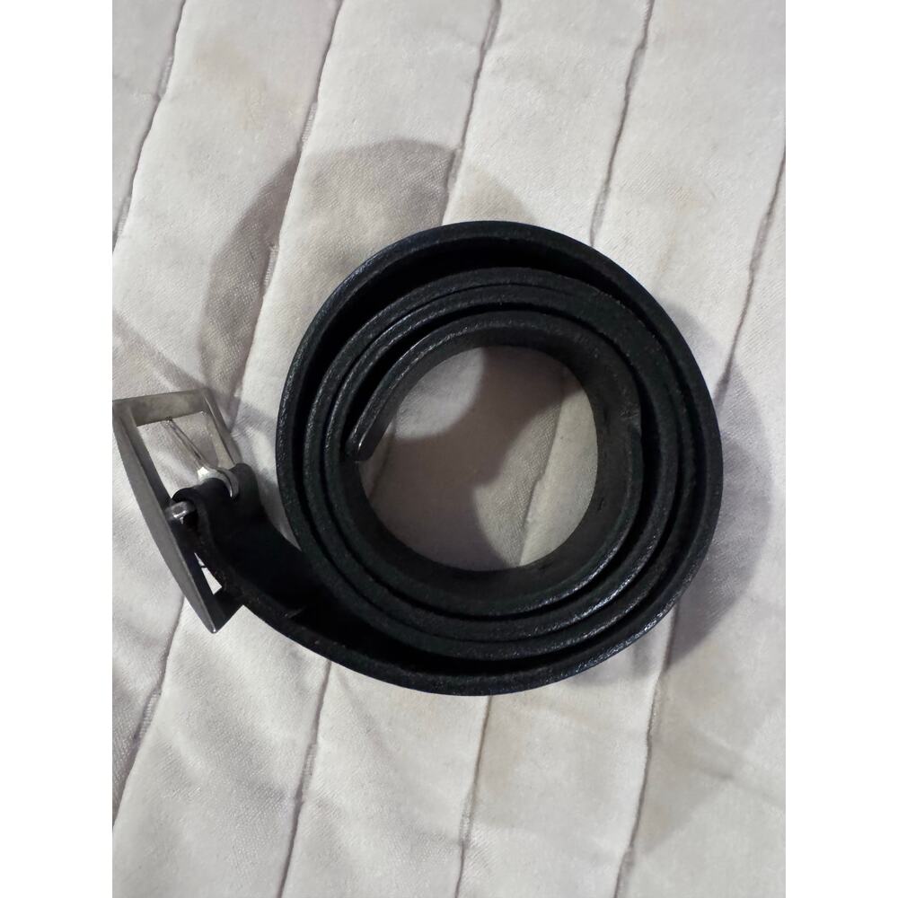 Men’s leather belt black sz 36 made in Italy